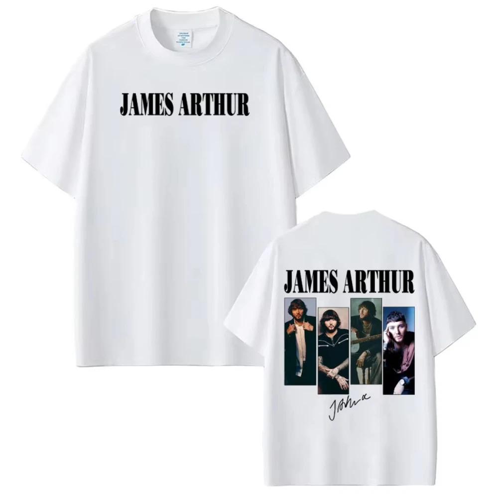 James Arthur 2026 Pisces World Tour Graphic TShirt Unisex Hip Hop Goth Punk Style 100 Cotton Cool Crew Neck Short Sleeve Loose