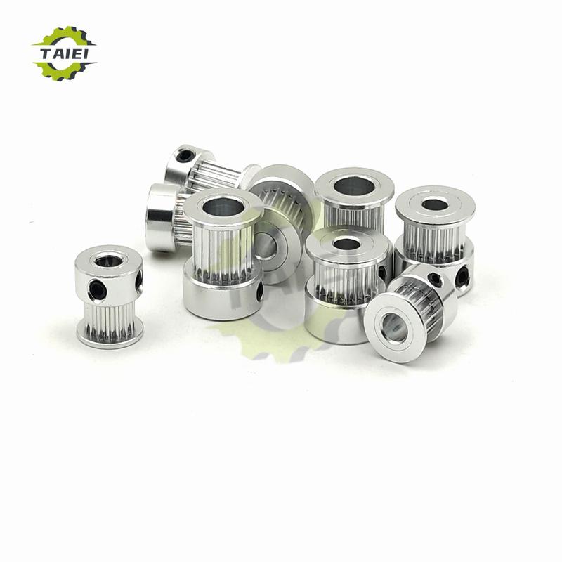 G2M 20 21 22 23 24Teeth 2GT Timing Pulley Bore 3/4/5/6/6.35/8/10mm GT2 Synchronous Wheel For Belt Width 6/10mm 3D Printer Parts