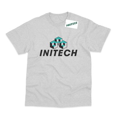 T-shirt con stampa DTG ispirata al logo Initech di 'L'Ufficio'