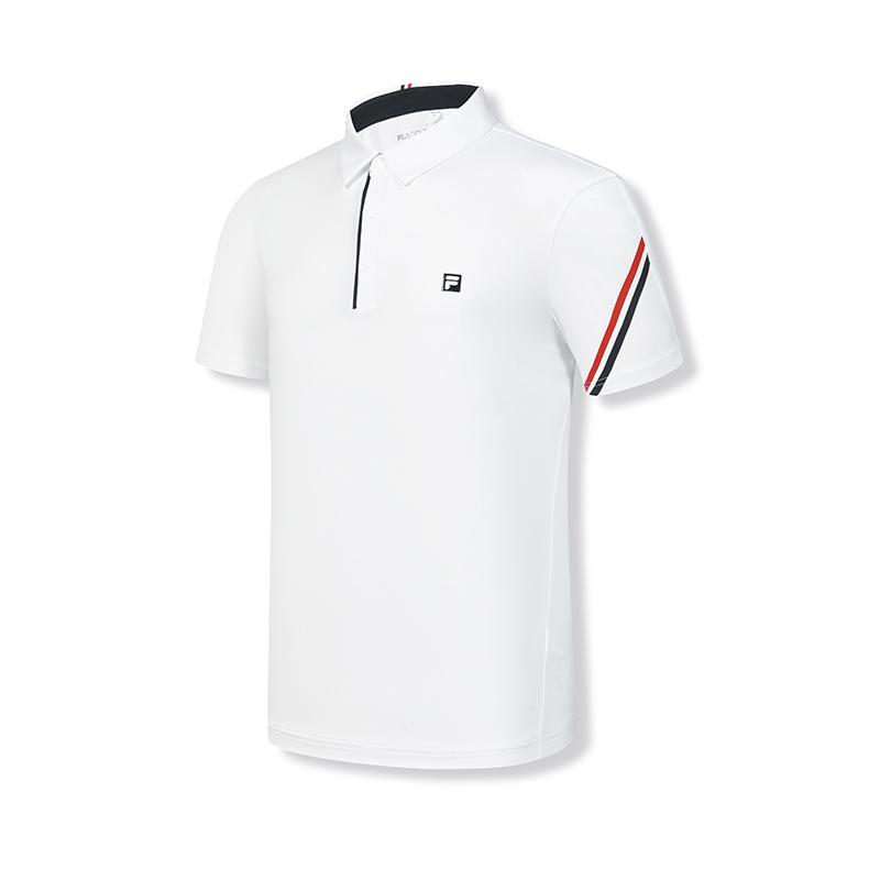 New FILA Polo Shirt Men's Jade White A61M425106FWT