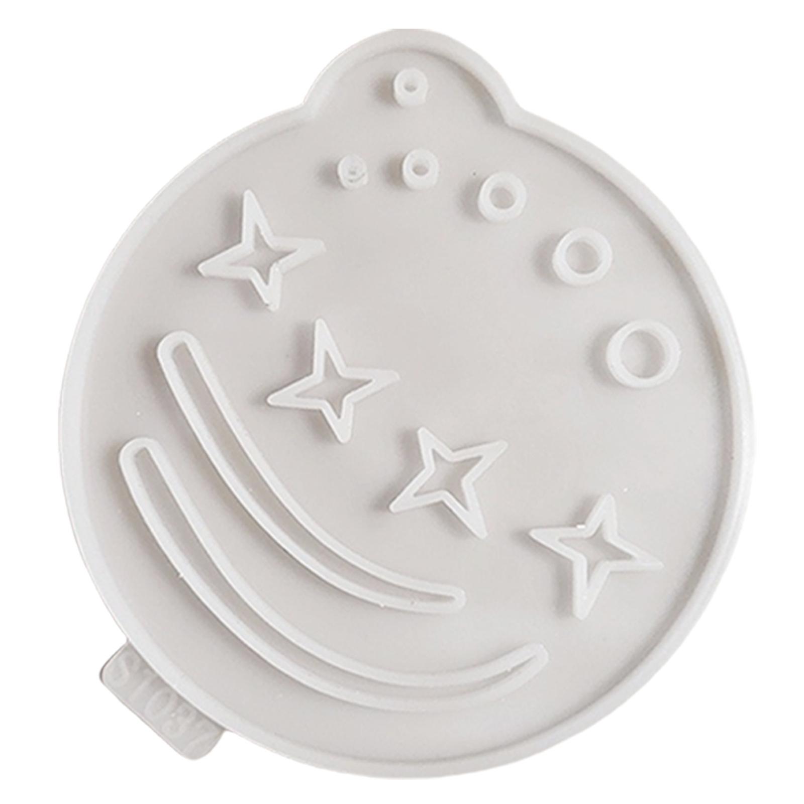 

Силиконовая форма для подвески круглой формы, форма для изготовления изделий из смолы, силиконовая текстура для праздничных украшений и креативного продукта 3