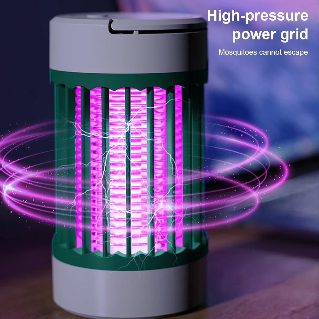 Electric Shock Pest Lamp 2 Gear Adjustable Sleep Bug Control Low-noise Fly Catcher Large Range Attraction Bedroom Light