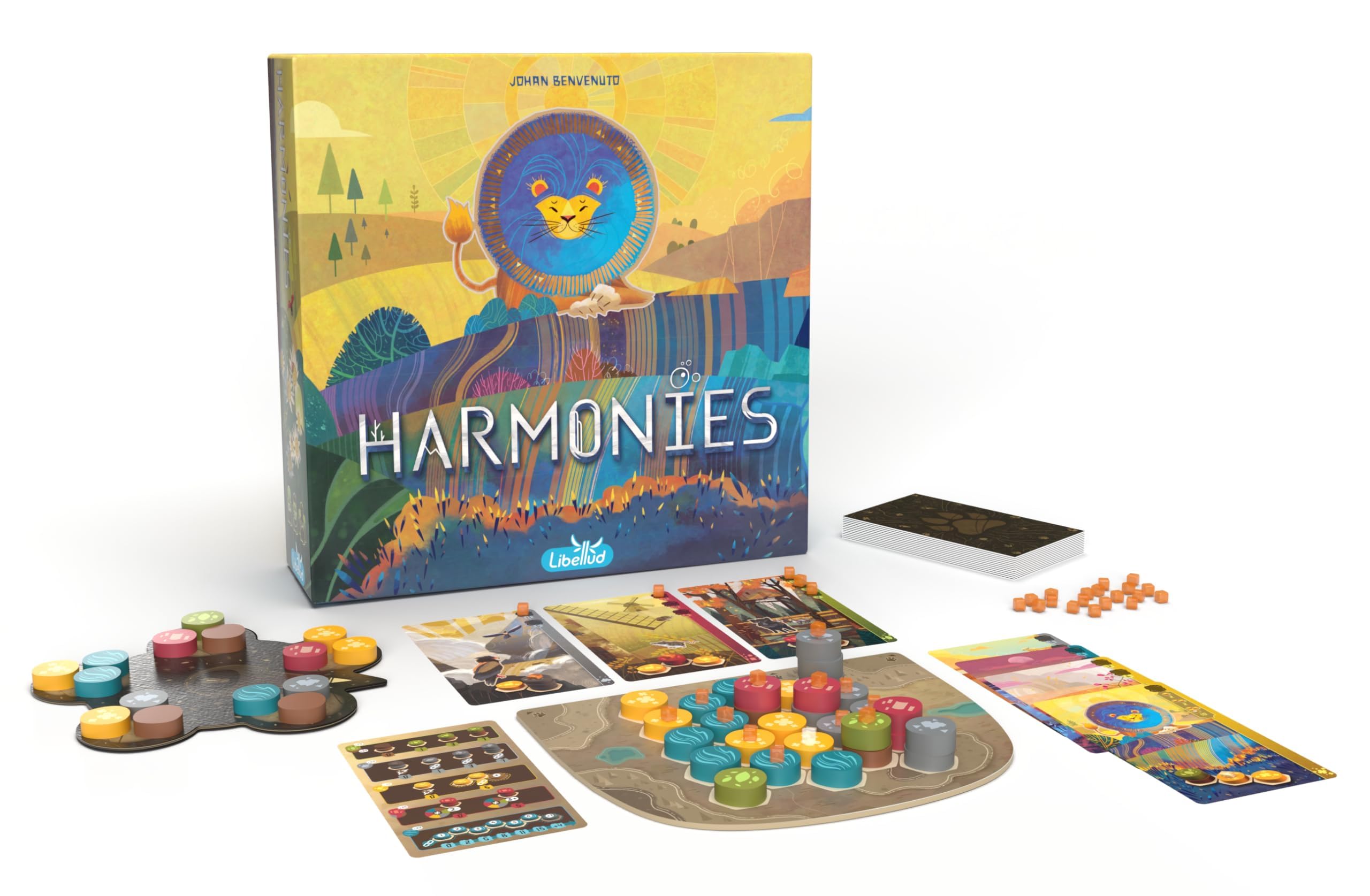 

Настольная игра Harmonies Популярная рейтинговая настольная игра Harmonies Coexistence, Harmonious Gathering, карточная стратегическая игра Conflict и Closed Area