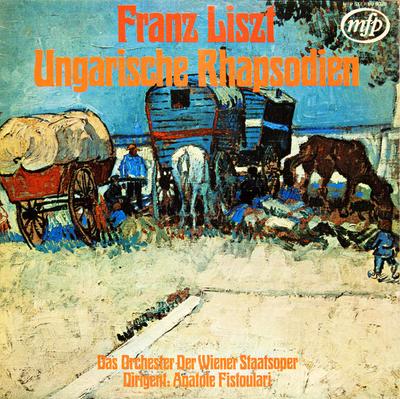 LP Record FRANZ LISZT ORCHESTER DER WIENER Ungarische Rapsodien MFP6026 Music For Pleas Germany Classical Used