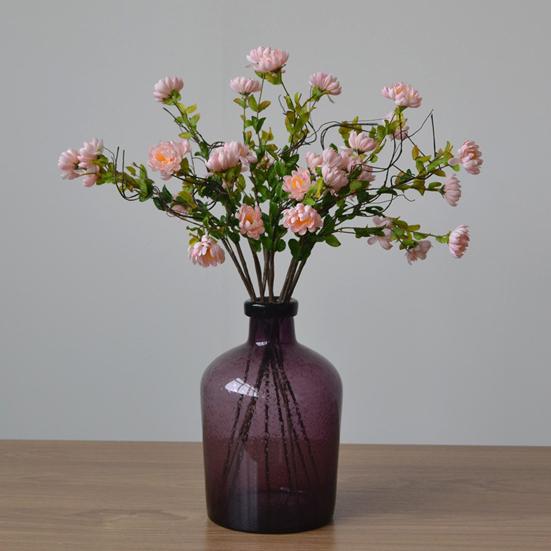 Artificial Flower UV Resistant Realistic Fake Silk Flower Home Office Wedding Party Indoor Outdoor Garden Faux Flower Decoration