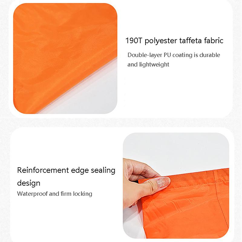 6 Stück/Set Wasserdichter Trockensack Schwimmender Sack Outdoor Strand Schnallen-Aufbewahrungssack Reise Driften Schwimmen Schnorcheln Tasche Zubehör