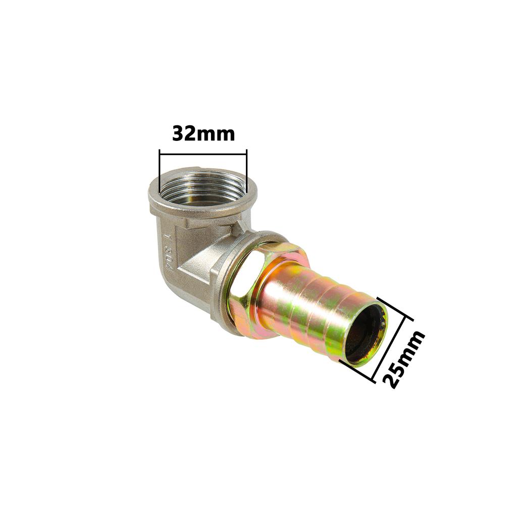 16/19/25/32mm Hose Tail Brass Connector 1" BSP Thread Adapter Coupler Plumbing Fittings Irrigation Pipe Accessories