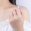 Colorful Zircon Sterling Silver Women's Ring - 925 Silver Graduation Birthday Gift
