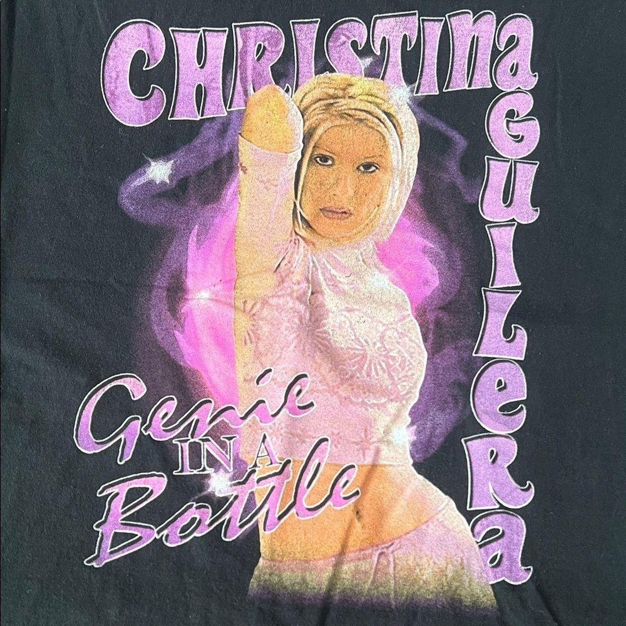 Vintage Christina Aguilera shirt Tour Short Sleeve NI135 FREE SHIPPING XXXL