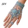 Kit DIY de Pulsera de Mano con Cuentas, Set para Hacer Joyería Tejida con Cuentas, Cadena Ajustable Hecha a Mano Kits Artesanales para Adultos Regalos Amantes de la Artesanía