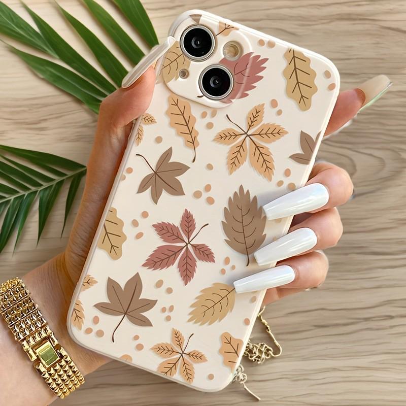 Maple Leaf Apple 15 Pro Max Phone Case for iPhone 17/14/13/16 Pro - Full Lens Coverage, Soft Case for 12/11