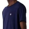 FILA T Shirts Unisex Dark Blue Crew Neck Moderate Straight Fit FS2RSF2109X-INA