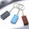 Building Block Keychain 16colors 2*4 Points Children's Novel Toys Accessories Small Particle Bricks Pendant