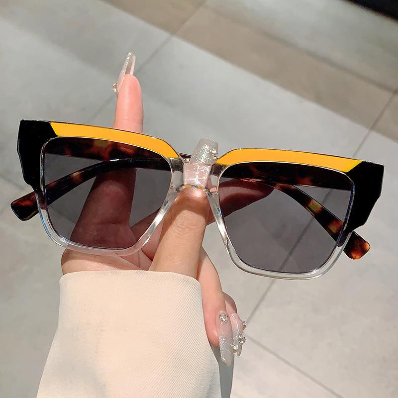 Vintage Candy Color Square Sunglasses Women For Men Trendy Sun Glasses Punk Luxury Brand Designer Popular Travel Shades Uv400