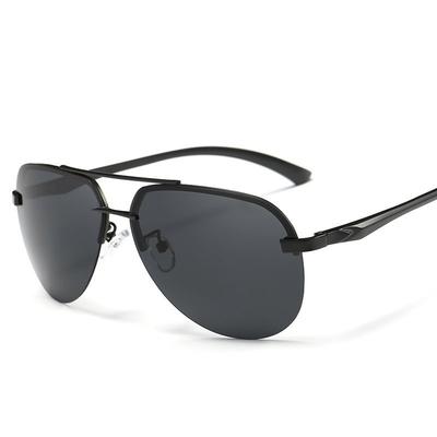 Fashion Polarized Sunglasses Classic Mirror Eyeglasses Coating Anti-glare Metal Frame UV400 Sun Glasses for Men Women