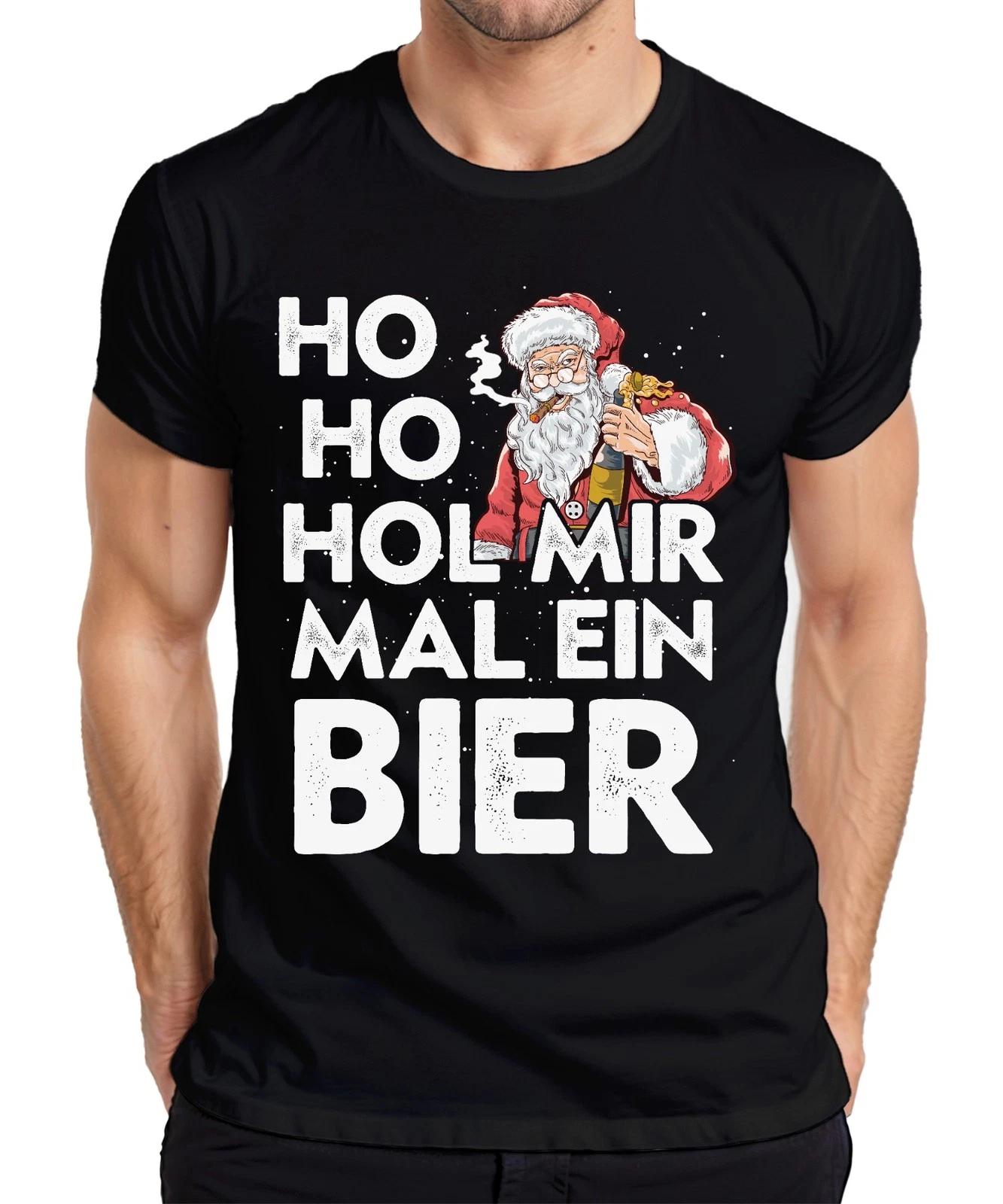 Ho Ho Hol Mir Mal Ein Bier Weihnachtsmann - Santa Weihnachtsgeschenk Christmas H XL