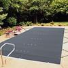 Pool Safety Cover, 13x23 ft In-ground Pool Cover, Charcoal PVC Pool Covers, Rectangular Safety Pool Cover Winter Pool Cover Solid Safety Pool Cover
