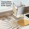 Multifunctional Kitchen Utensil Organizer Drain Tray Tool Storage Rack Cutter Holder  Household