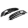 Honeycomb Front Bumper Fog Light Grill Cover 8P0807682 8P0807681 Fit for A3 8P S-Line 2009-2012
