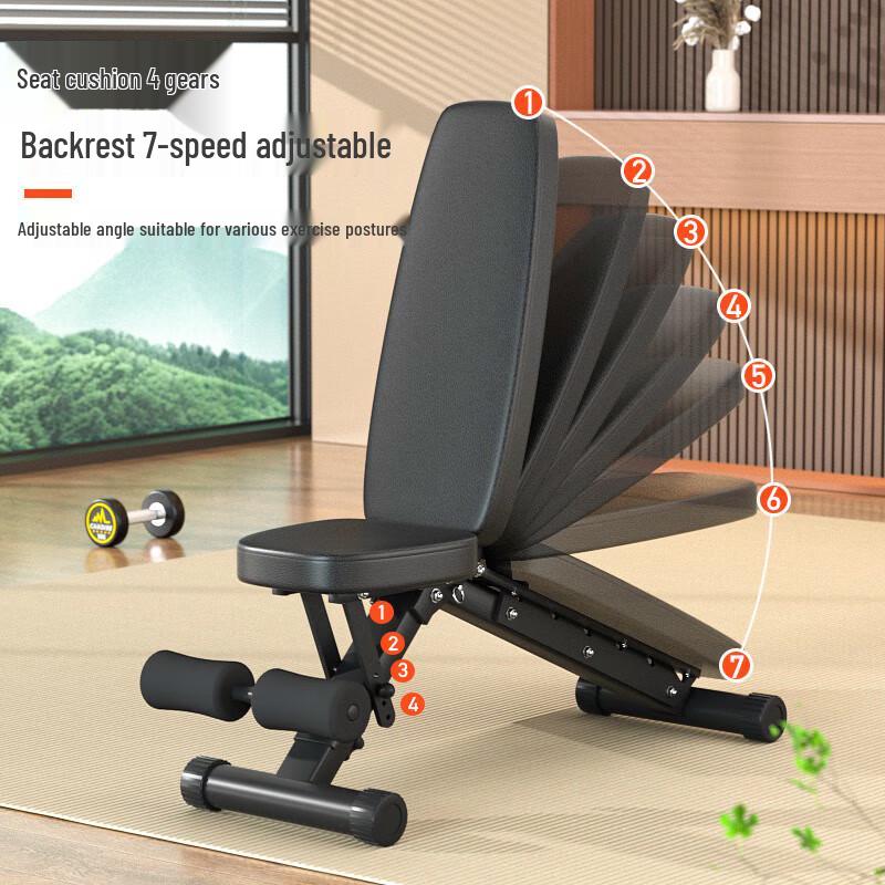 Foldable Adjustable Dumbbell Bench