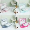 Spacious Organizers with Protective Dividers Spacious Plush Jewelry Case Display Stand for Rings Earrings Bracelets