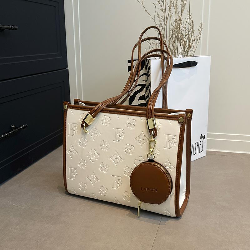 Premium Large Bag Women's Large-capacity New Texture Class Single Shoulder Tote Bag Versatile Messenger