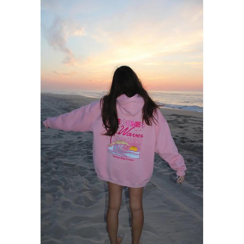 Womens Hoodie Hawaii Hibiscus Butterfly Print 3D Graphic Sweatshirt