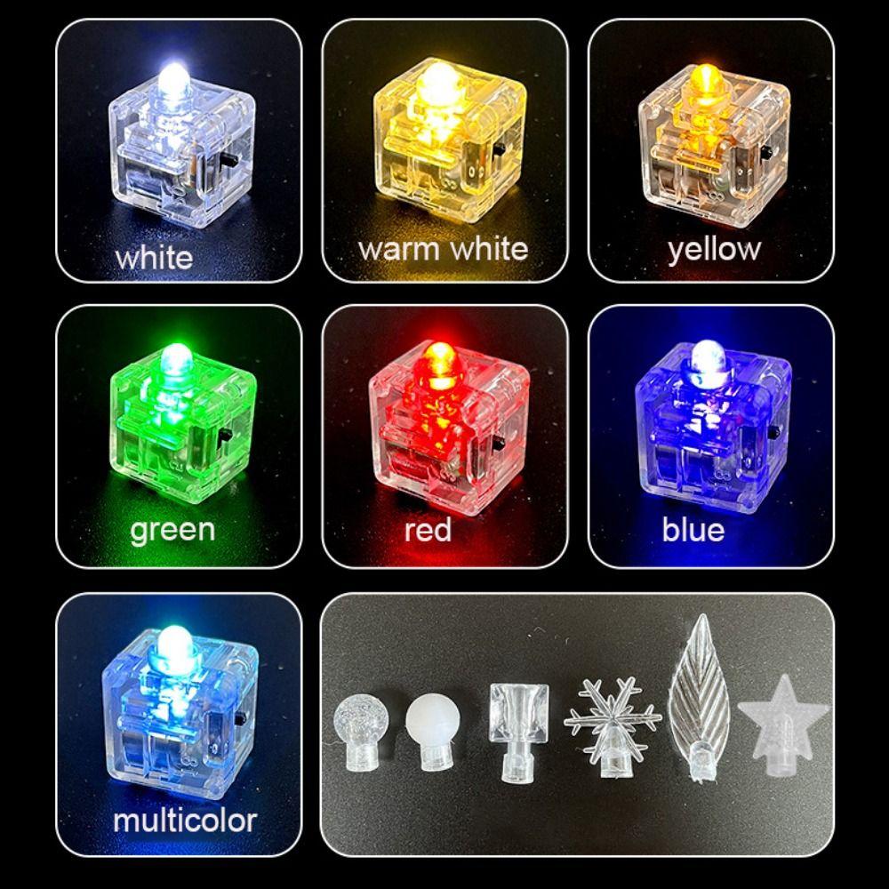 Decorative Submersible Mini LED Lights Mini Fish Tank Decorative Lamp Fish Tank Candle Lamp  Home