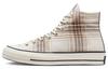 Herren Sneaker Chuck 70 High 'Desert Tartan - Egret'