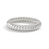 Metal Thread Texture Bangle Thick Women's Hand Bracelet Hip-Hop Retro Spring Bracelet  Men Women