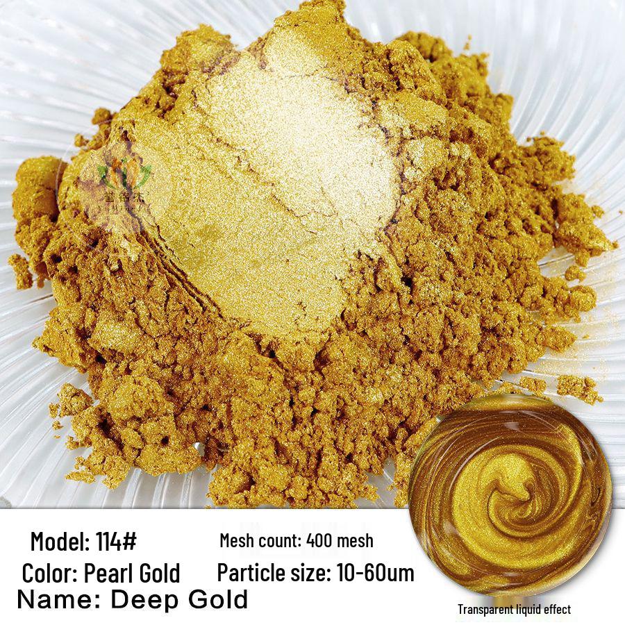 120 Color Chameleon Pearlescent Mica Powder for Epoxy Resin, Paint, and Watercolor