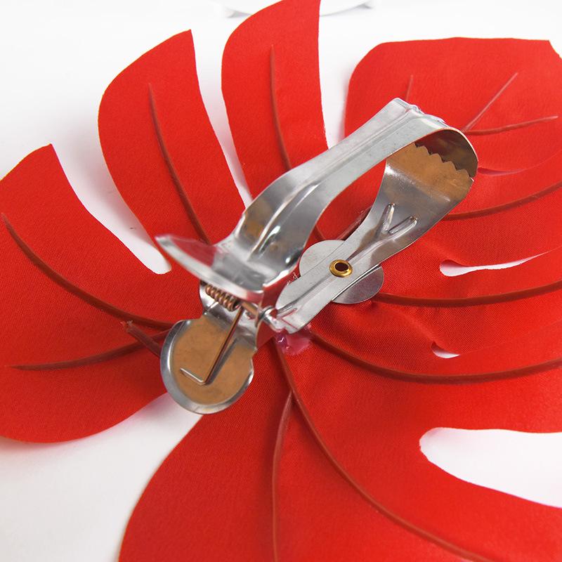 Nordic Plant-Inspired Curtain Tiebacks - Decorative Clips & Straps for Home Windows