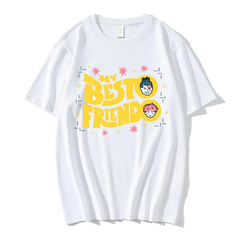 Pánské Dámské Tričko Jujutsu Kaisen My Besto Friendo Todo Aoi Novinka 100% bavlna Tričko Anime Trička O Neck Oversized Tričko