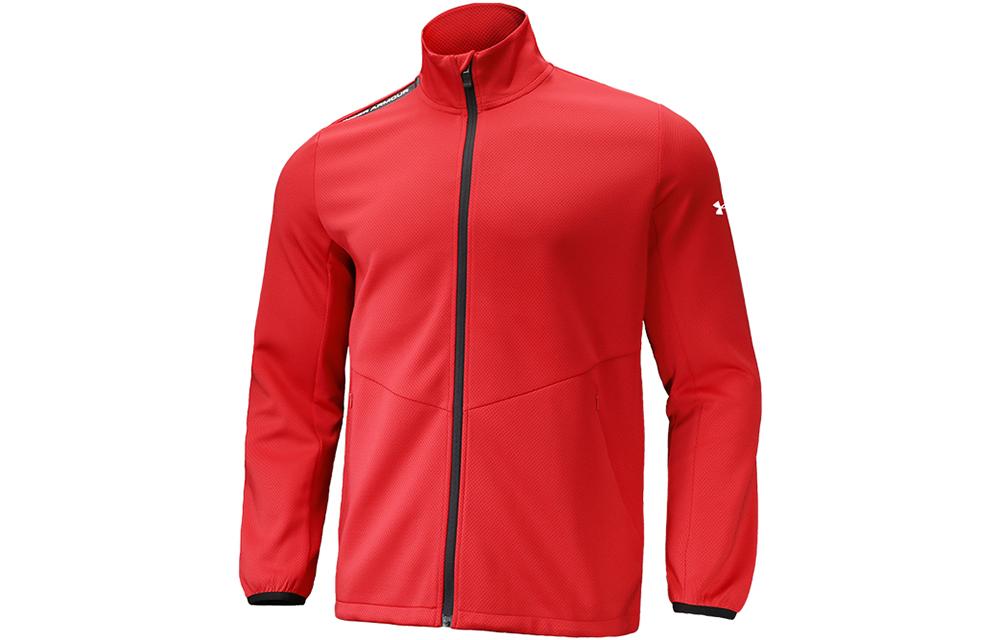Under Armour Jackets Men s Red Stand Collar Moderate Other 22500407-600 M