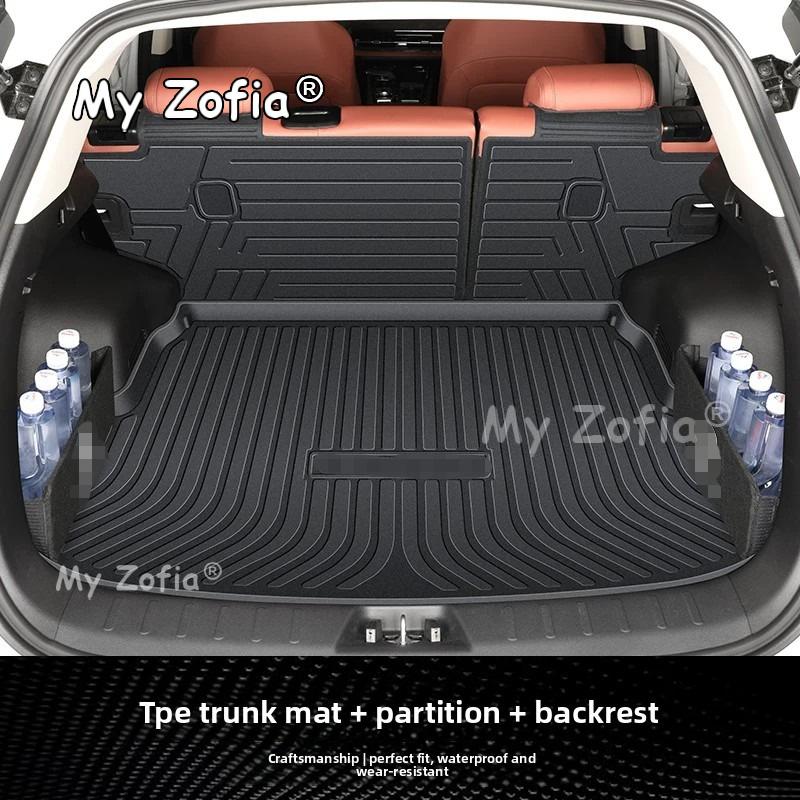 For CHANGAN UNI-S Changan CS55 Plus Gen 4 2026 Full Coverage TPE Car Trunk Mat Odorless Flexible Rear Cargo Liner Accessories