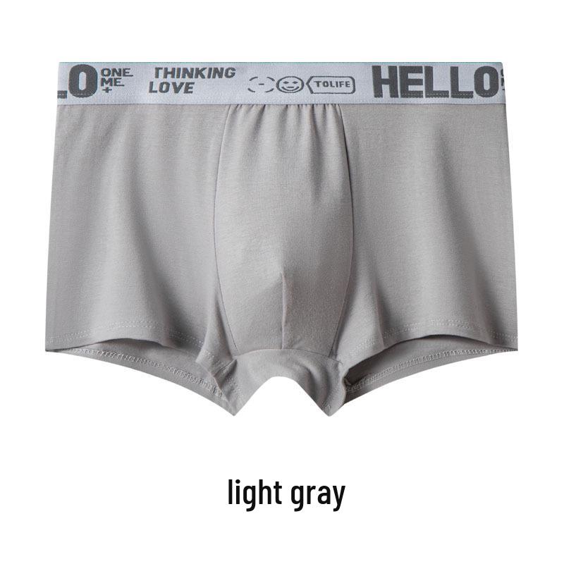 

Мужские боксеры-брифы больших размеров из молочного шелка со средней посадкой и расширенным поясом 75D, дышащие, для осени и зимы. 5XL (180-200 jin)