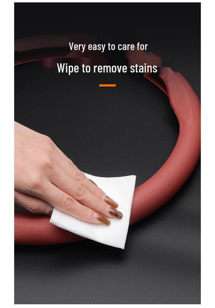Denza D9/N7/N8/N9/Z9/GT/X/N8L Ultra-Thin Napa Non-Slip All-Season Steering Wheel Cover