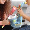 Trumpet Toy with Lights Clear Sound Real Playable Adjustable Volume Smooth Hand-eye Coordination ABS Educational Kids Musical Instruments Toy Children