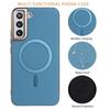 For Samsung Galaxy S25+ Case BINFEN COLOR BF40 Magnetic Case Electroplated PU + TPU Phone Back Cover
