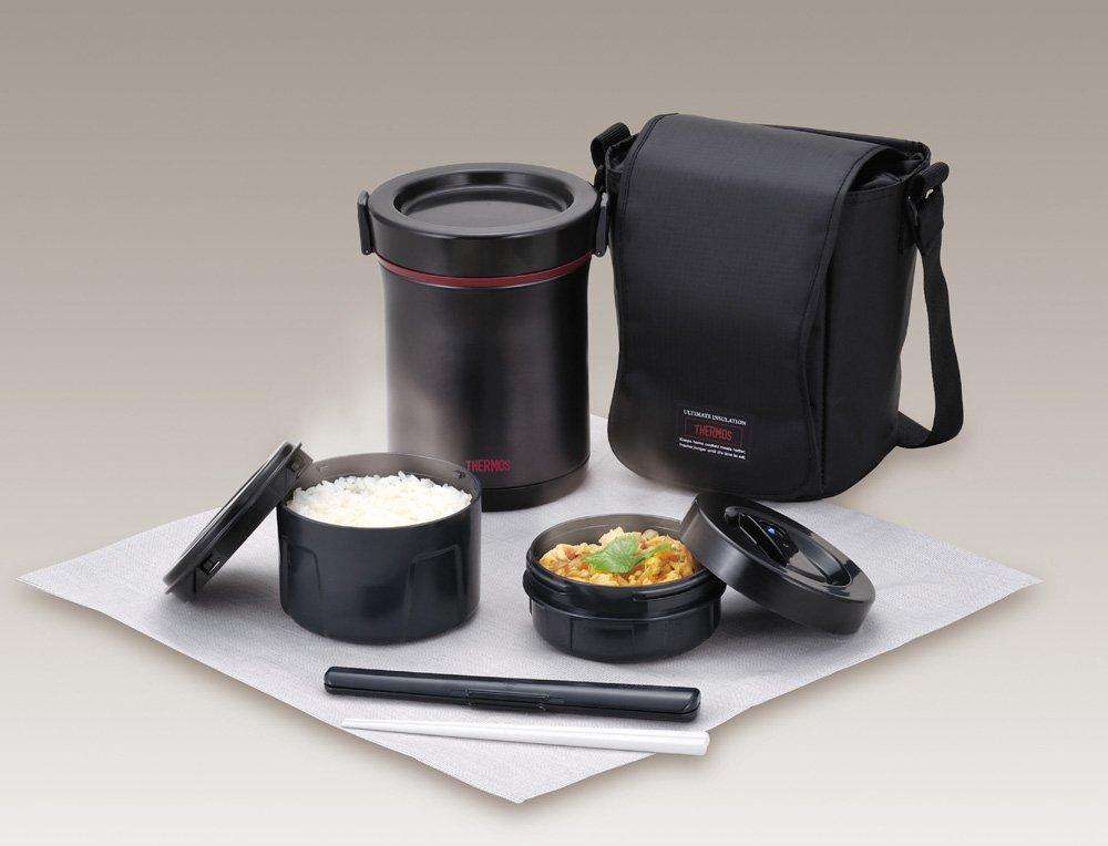 THERMOS Nerezová zavařovací sklenice na oběd Go Black BK 1.1 JBE-1600F