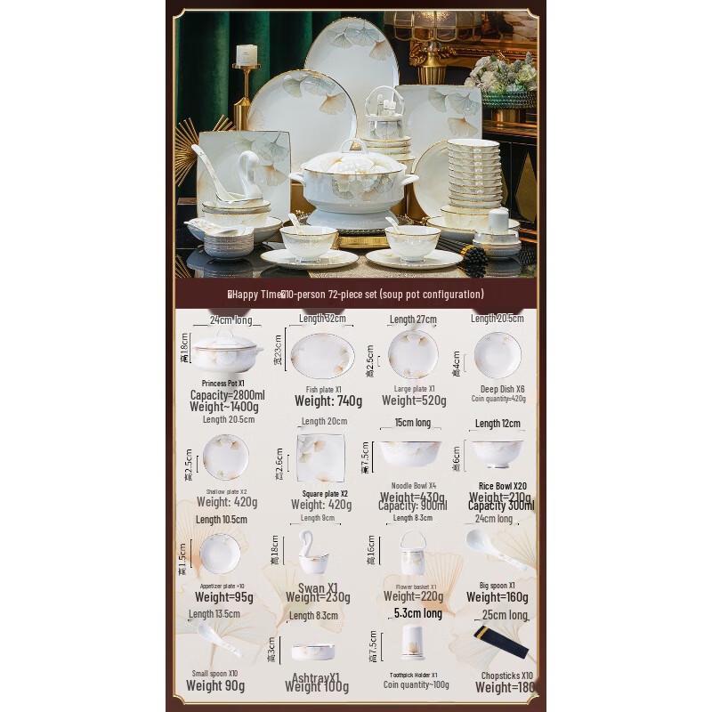 Lin Pan Happy Time Ceramic Dinnerware Set