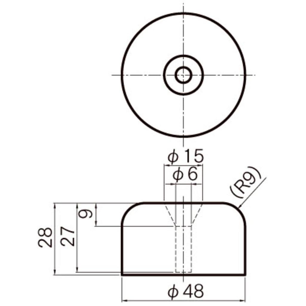 Pa-man 906111 Aori Rubber for Aori, 1.9 X 1.1 Inches (48 X 28 Mm),
