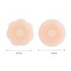 100 Piezas Reutilizables Cubrepezones de Silicona Invisible Autoadhesivos Pasties para Pecho Pecho Accesorios de Almohadilla Mat Pegatinas Relleno de Sujetador