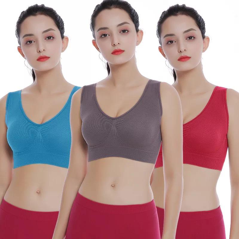 12-Color Seamless Shockproof Yoga Sports Bra