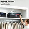 24 Cap Capacity Hat Storage Box Clear Window Cap Storage Case  Closet Storage