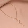 Delicate Serpent Pendant Necklace Modern Gold/Silver Plated Snake Necklace Neck Jewelry for a Sophisticated Look