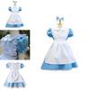 Adorabile Costume di Alice nel Paese delle Meraviglie per Bambine con Cuciture Perfette