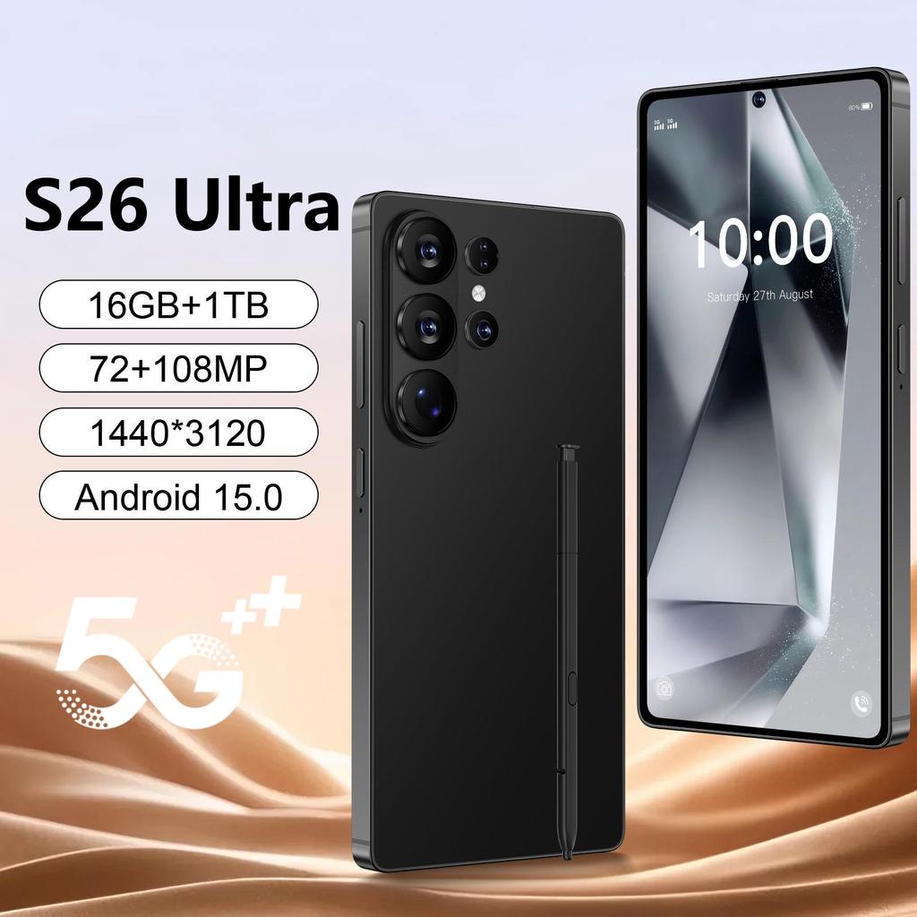 S26 Ultra Smartphone, 7,3" Display, 4 GB RAM, 64 GB Speicher, Brandneu.