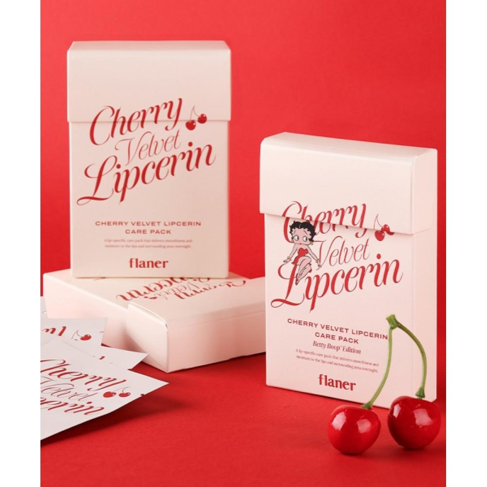

Cnvs [betty Boop X Planer] Cherry Velvet Lipserine Care Pack 1 Box (7 Sheets)