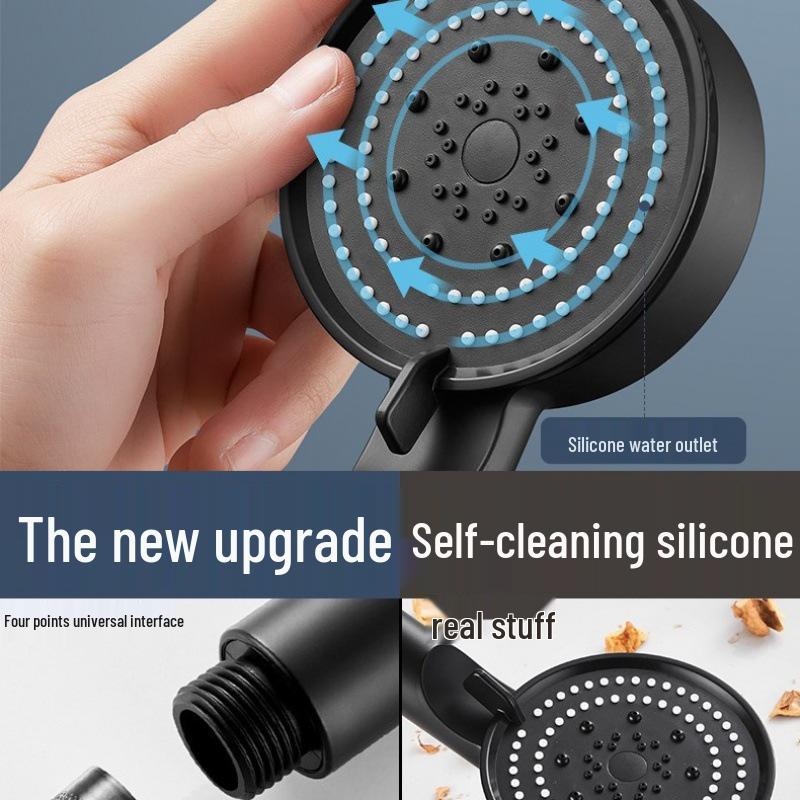 High-Pressure 5-Speed Handheld Shower and Faucet Set